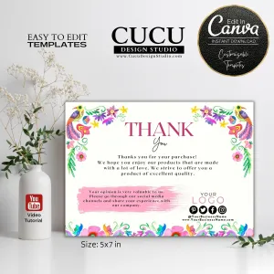 Alebrije Canva Business Card Template
