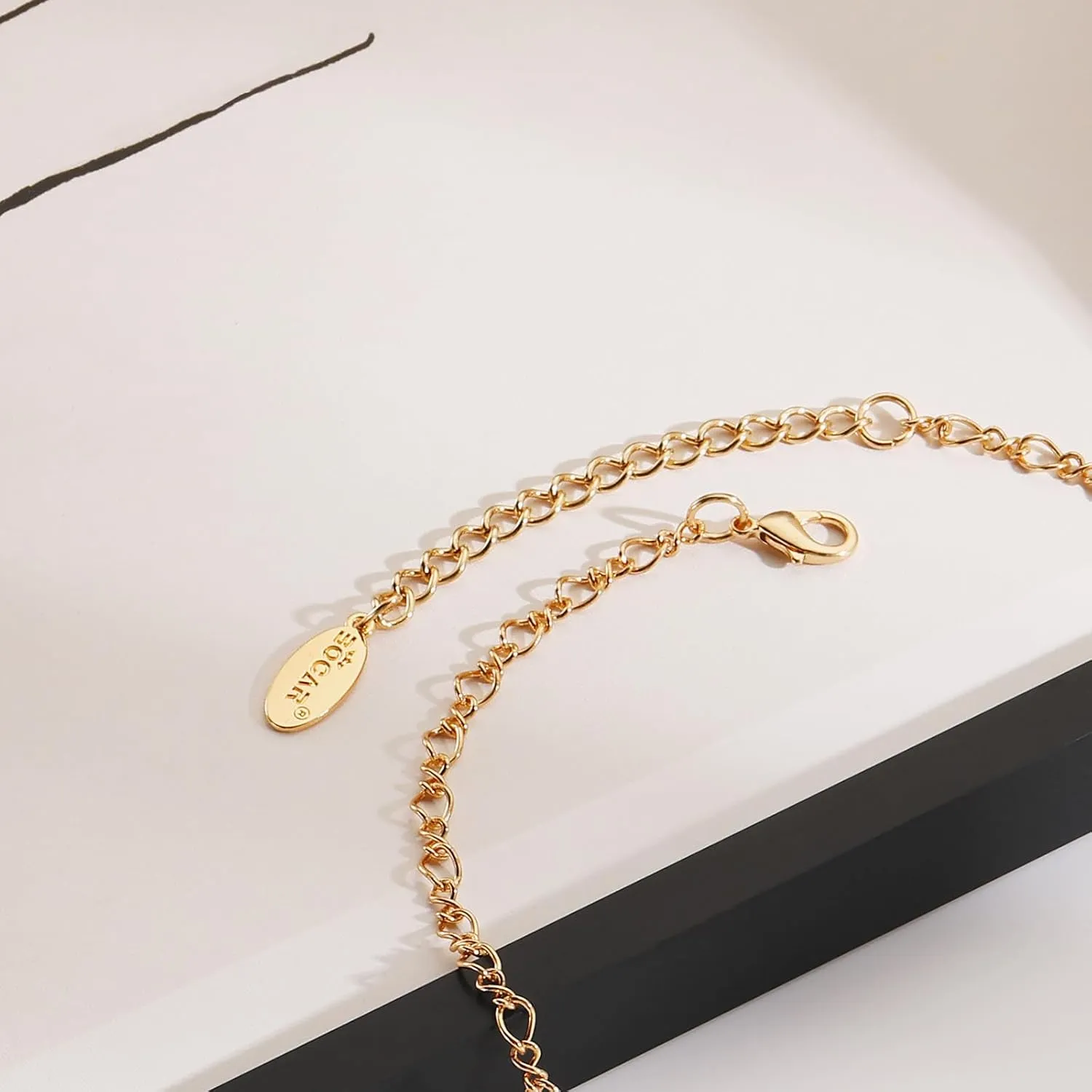 Bocar Statement Flower Collar Necklace Handmade Choker Necklaces Shiny Bib Women Costume Prom Jewelry