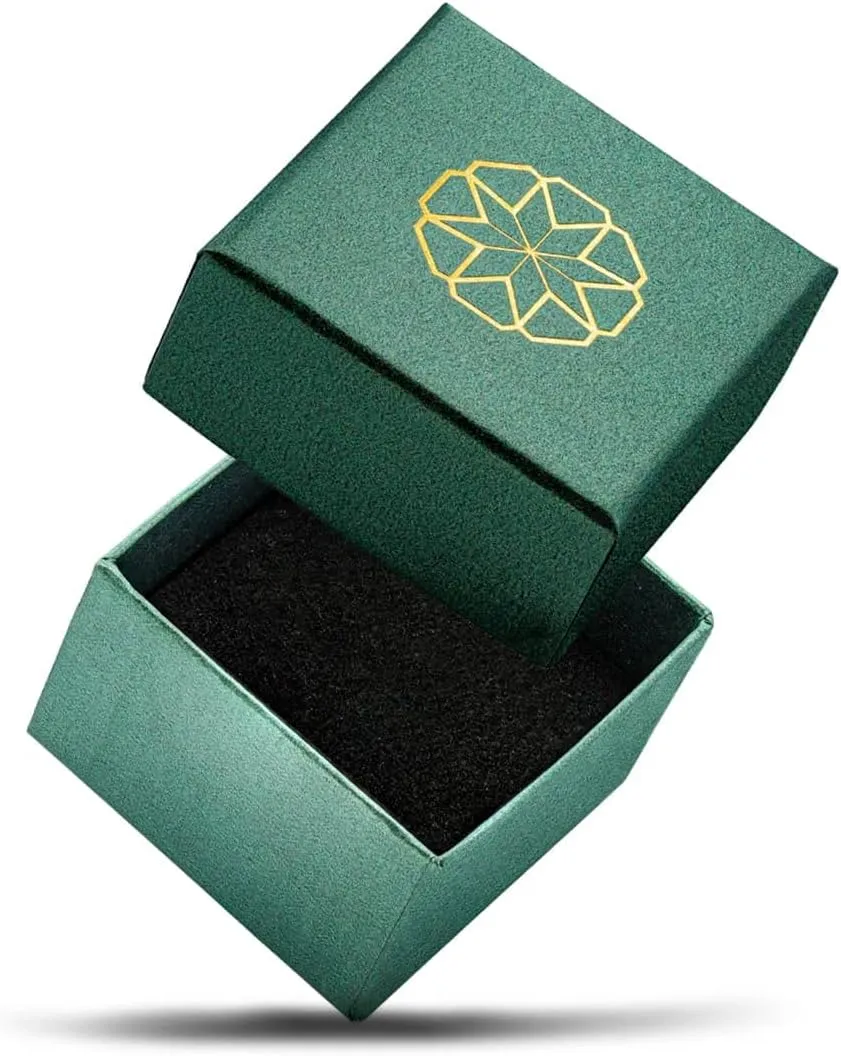 Bold 925 Sterling Silver CZ Dad Ring for Men