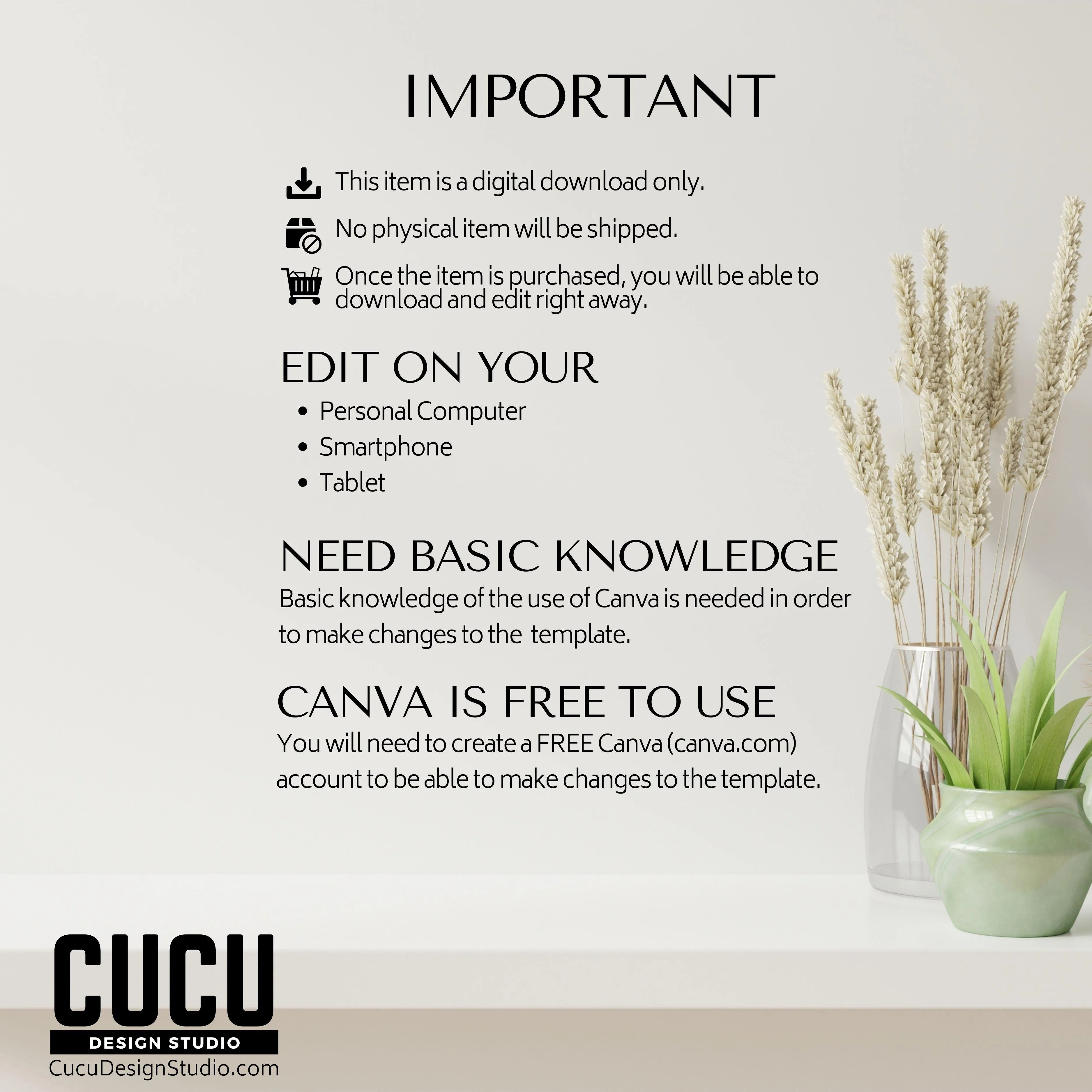 Canva Thank You for Your Order Card Template