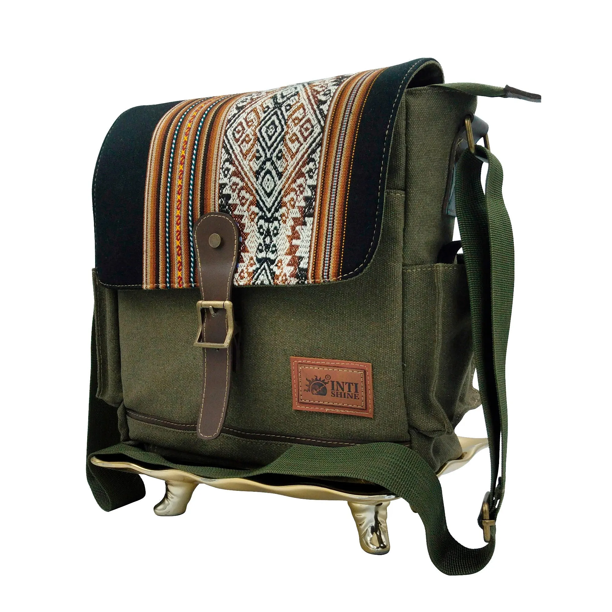 Canvas Briefcase - Green