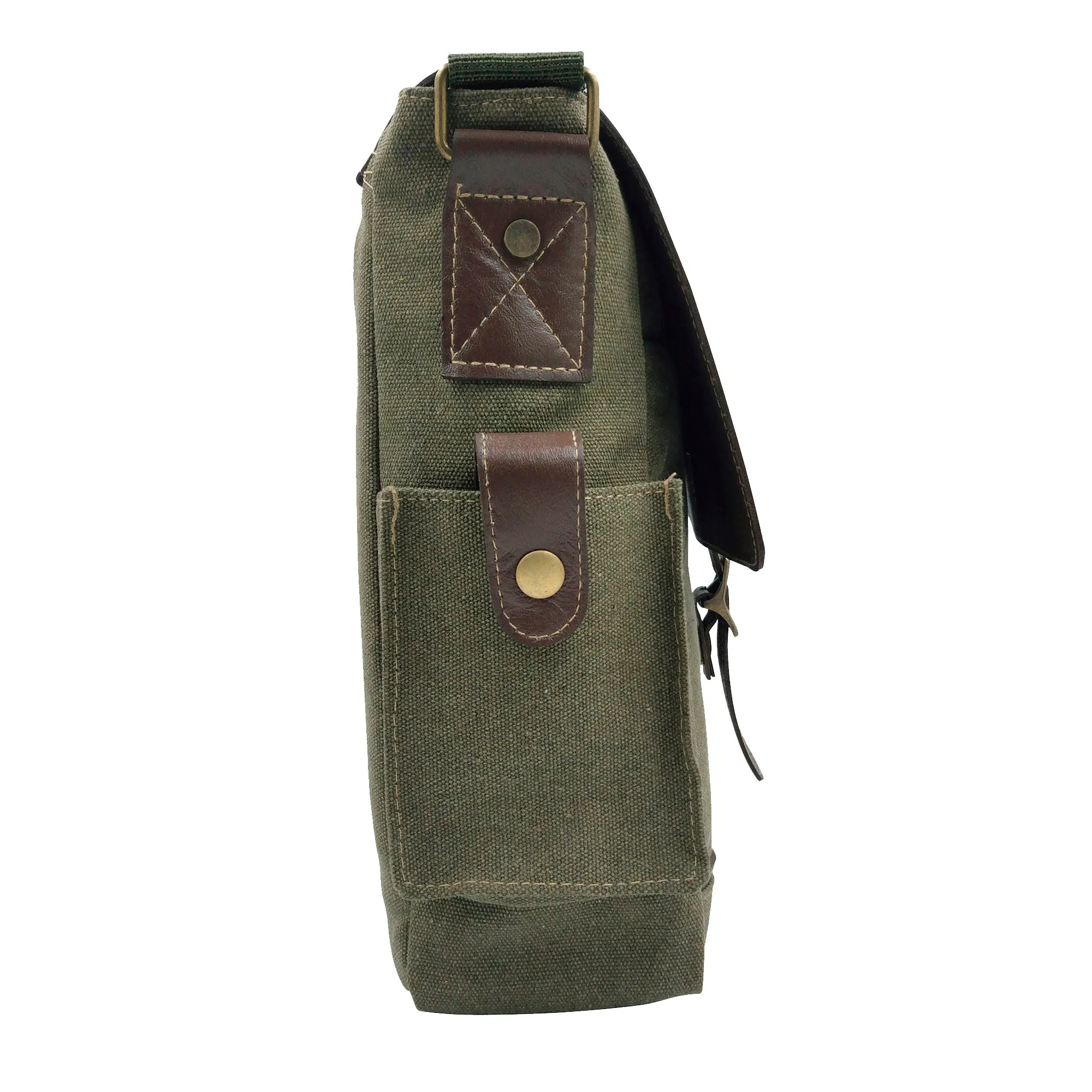 Canvas Briefcase - Green