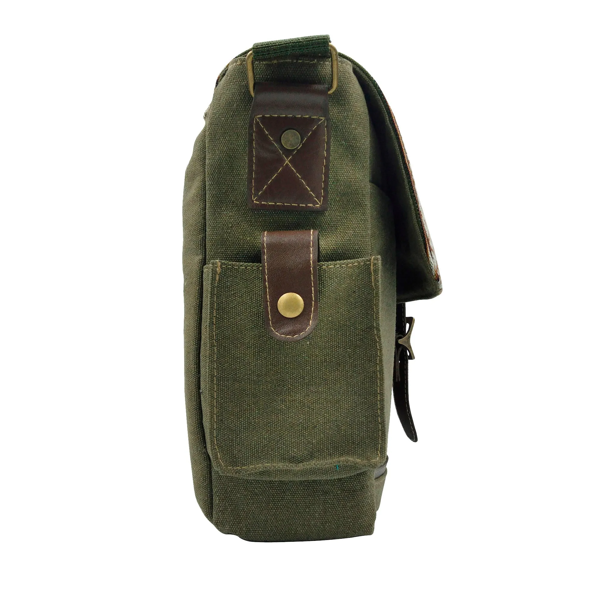 Canvas Briefcase - Green