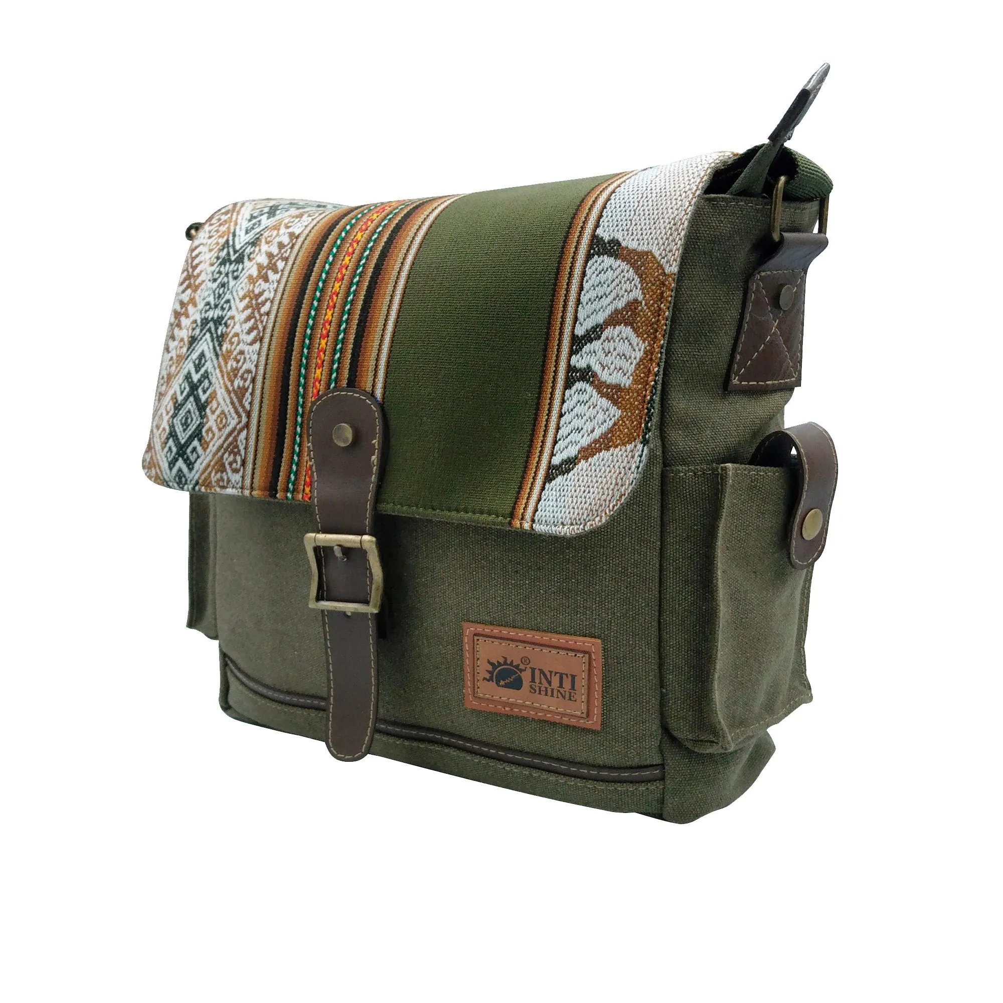 Canvas Briefcase - Green