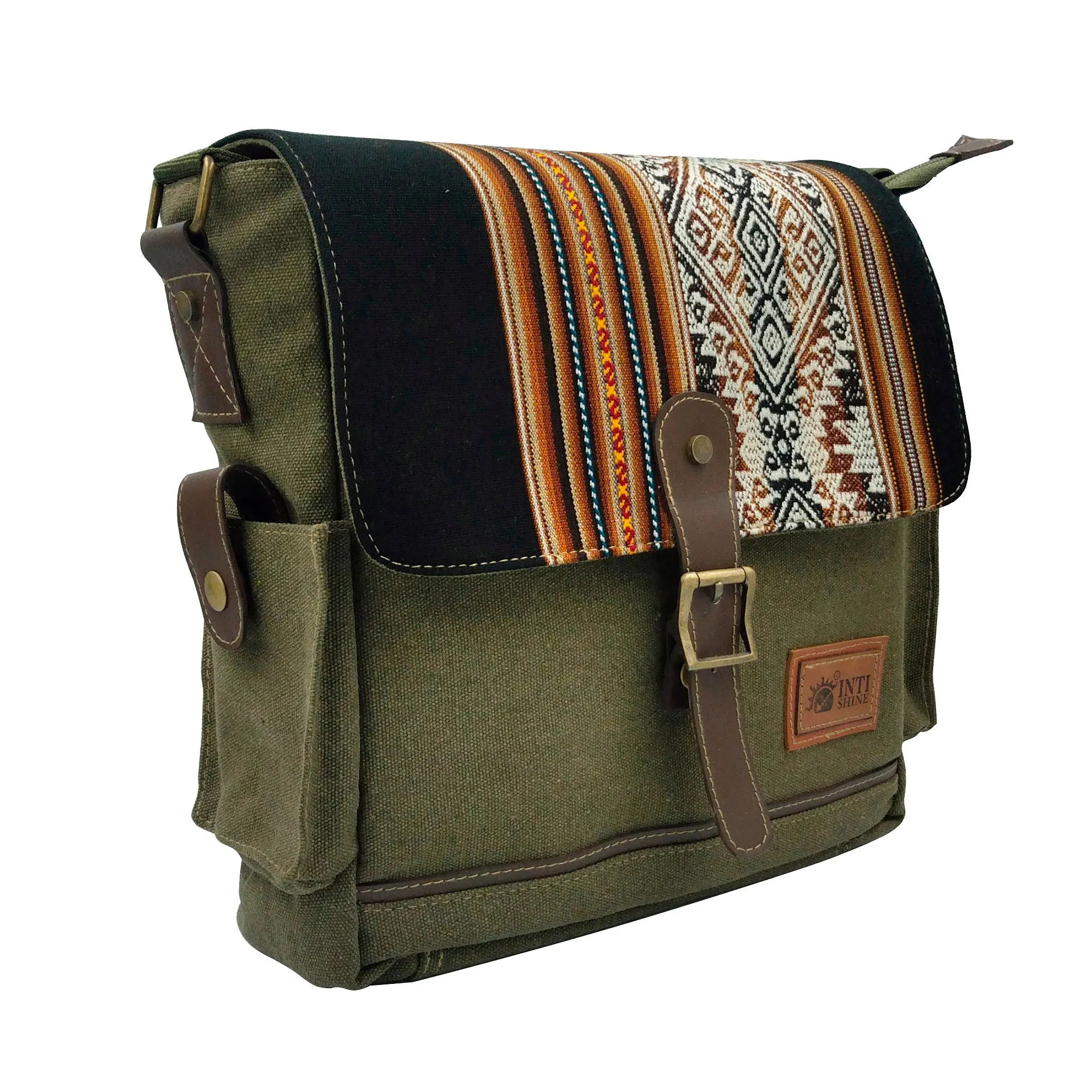 Canvas Briefcase - Green