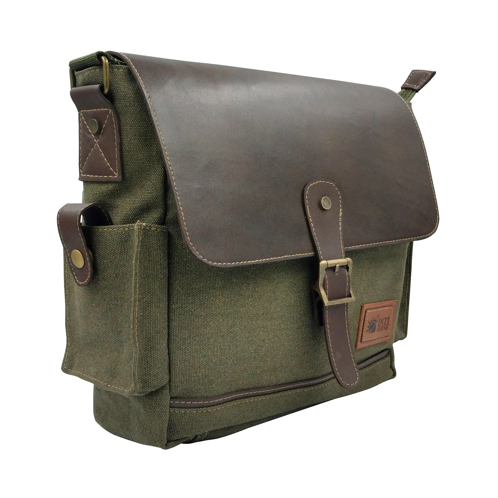 Canvas Briefcase - Green