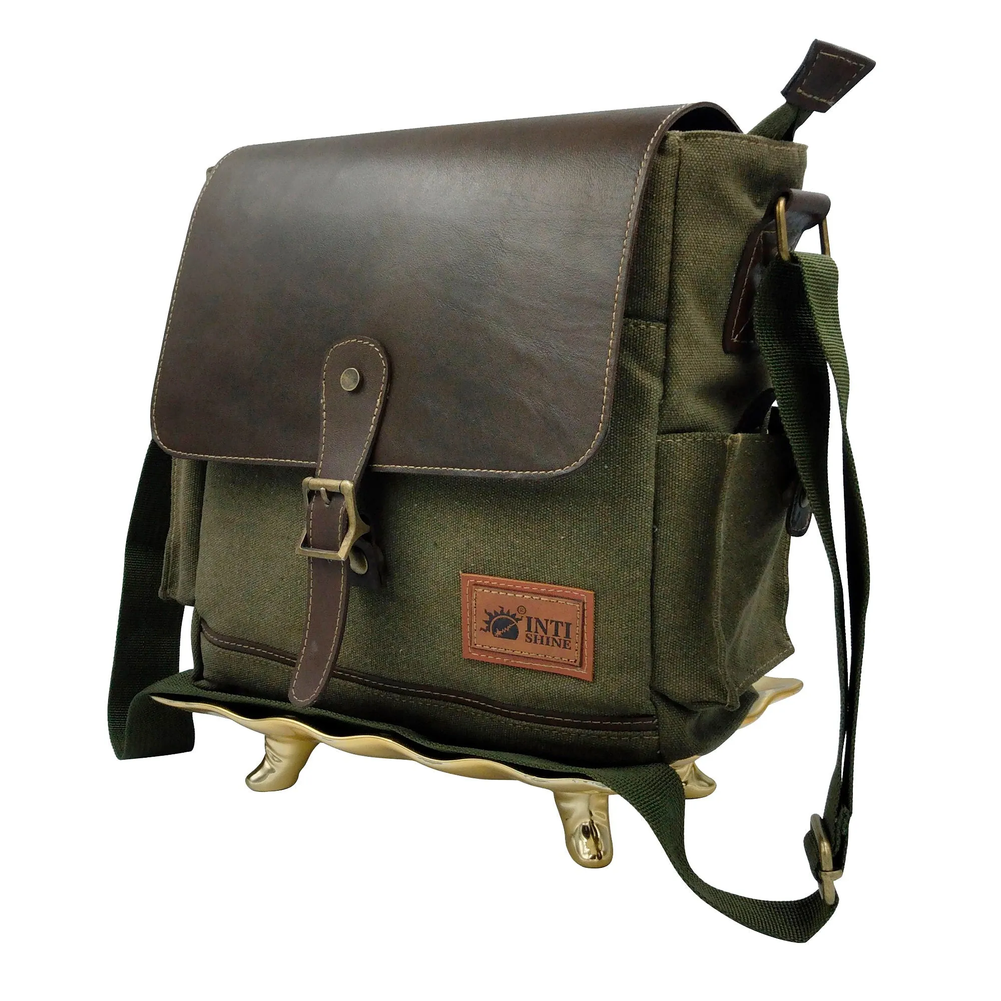 Canvas Briefcase - Green