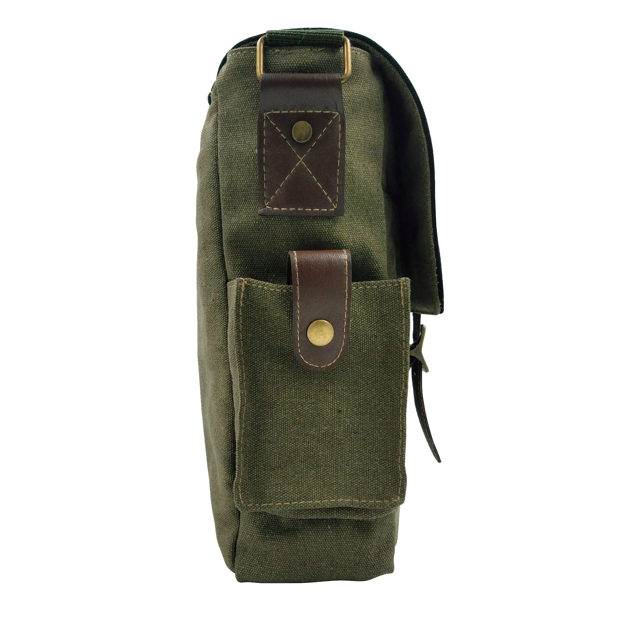 Canvas Briefcase - Green