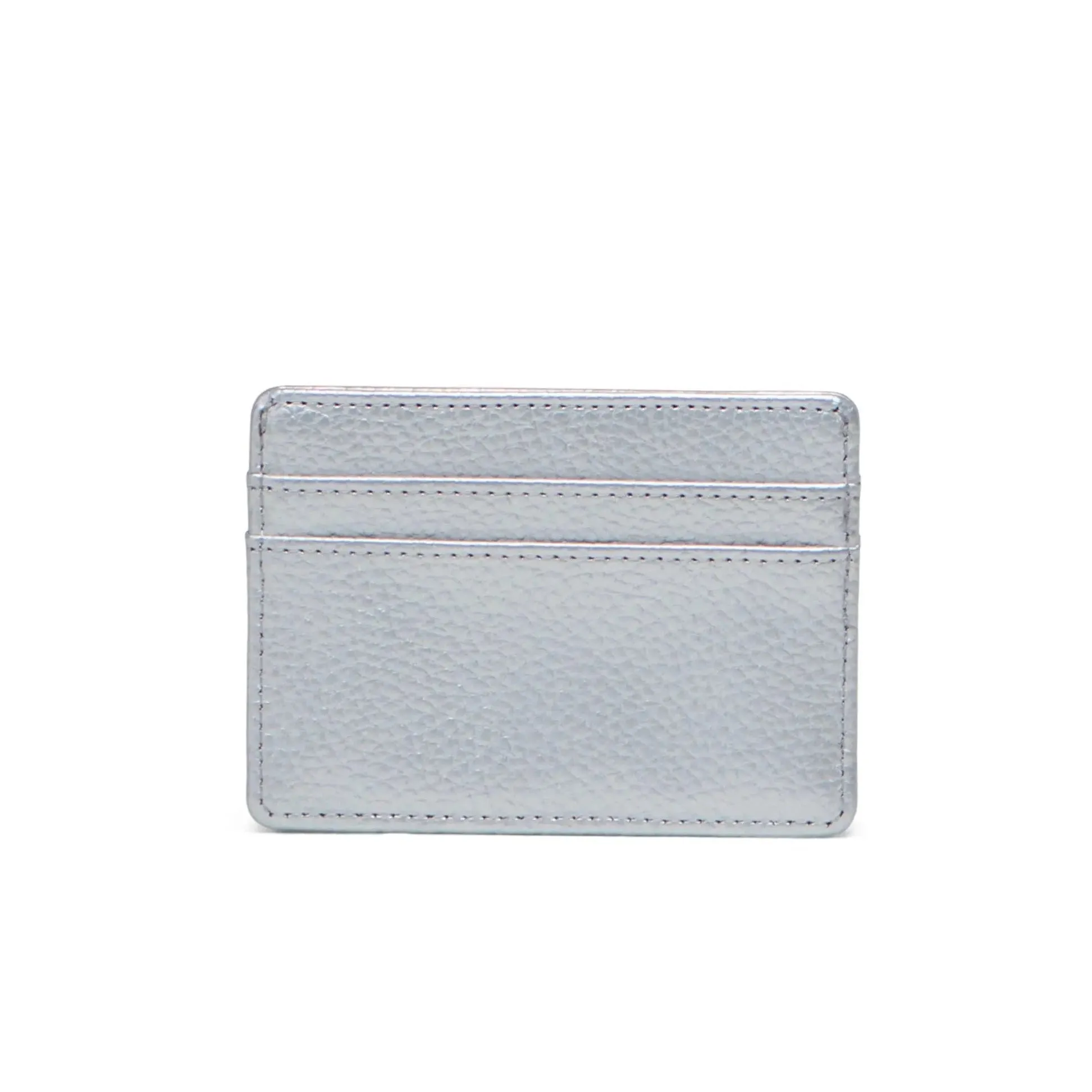 Charlie Cardholder Wallet (Silver Vegan Leather)