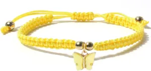 COLORFUL BLING Handmade Braided Butterfly Bracelets Adjustable BFF Friend Beaded String Strand Bracelets Birthday Party Friendship Jewelry Gift for Women