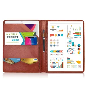 Conference Folder A4 Business Stationery Pu Leather Contract File Folders