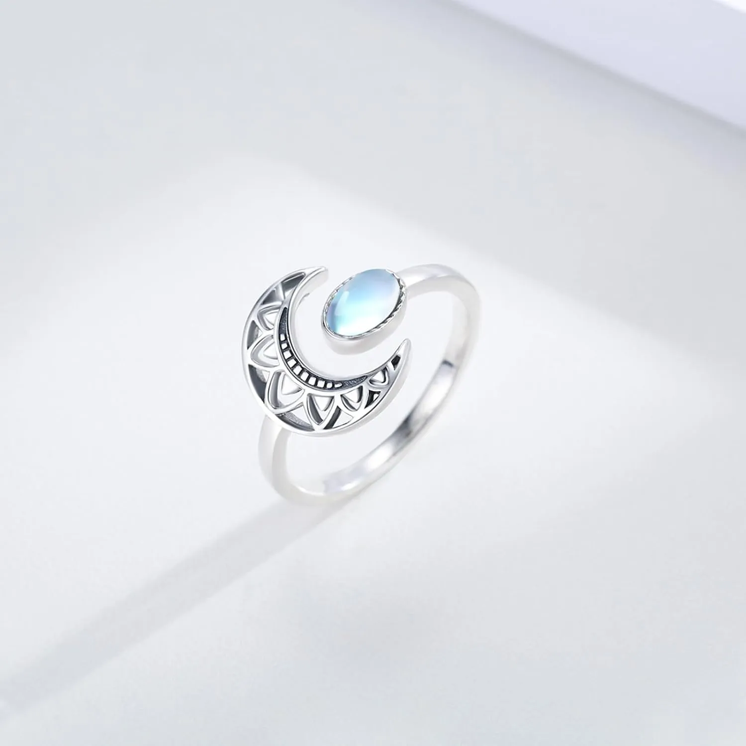 Cute Animals Ring 925 Sterling Silver Adjustable Ring Boho Jewelry Gifts for Women Men