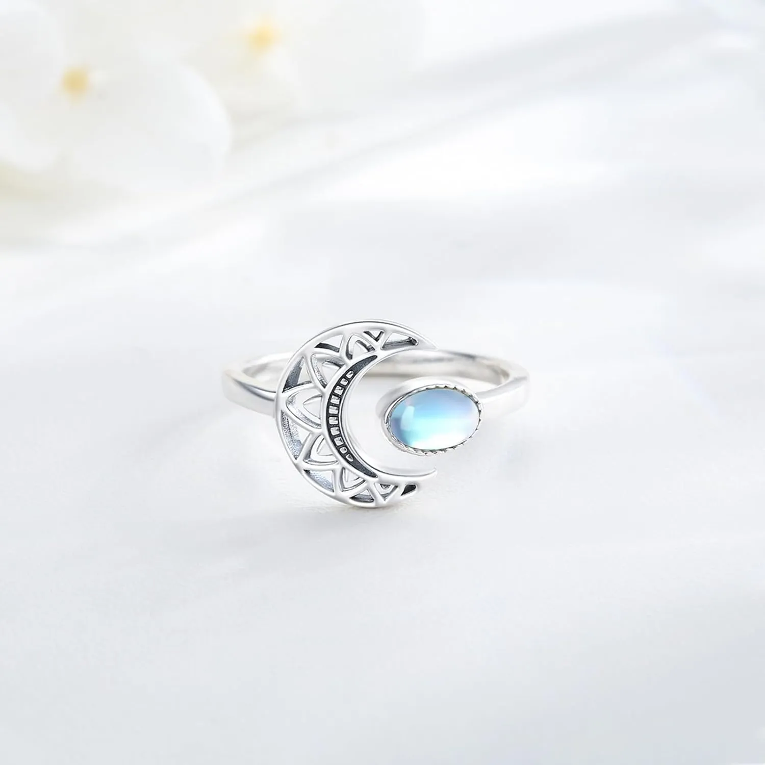 Cute Animals Ring 925 Sterling Silver Adjustable Ring Boho Jewelry Gifts for Women Men