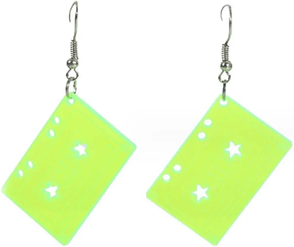 CutieJewelry Cassette Tape Dangle Cute Pretty Earrings