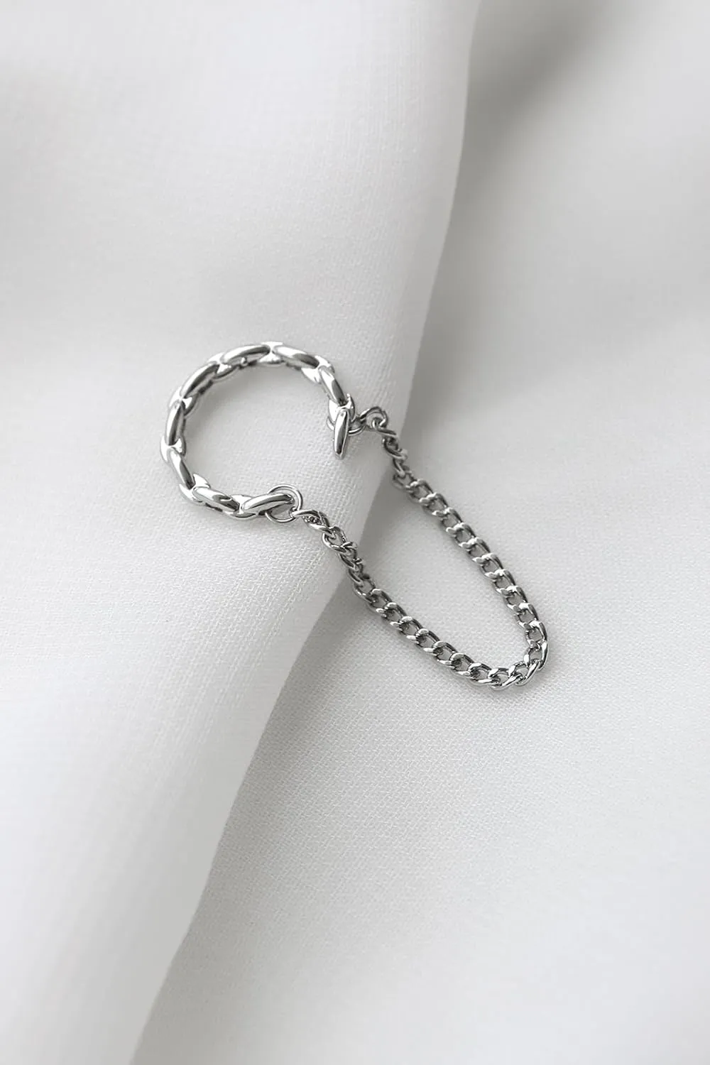 Ear Cuffs for Women Non Piercing, Conch Hoop Earrings, Cartilage Earring, Ear Cuff with Chain and without Chain