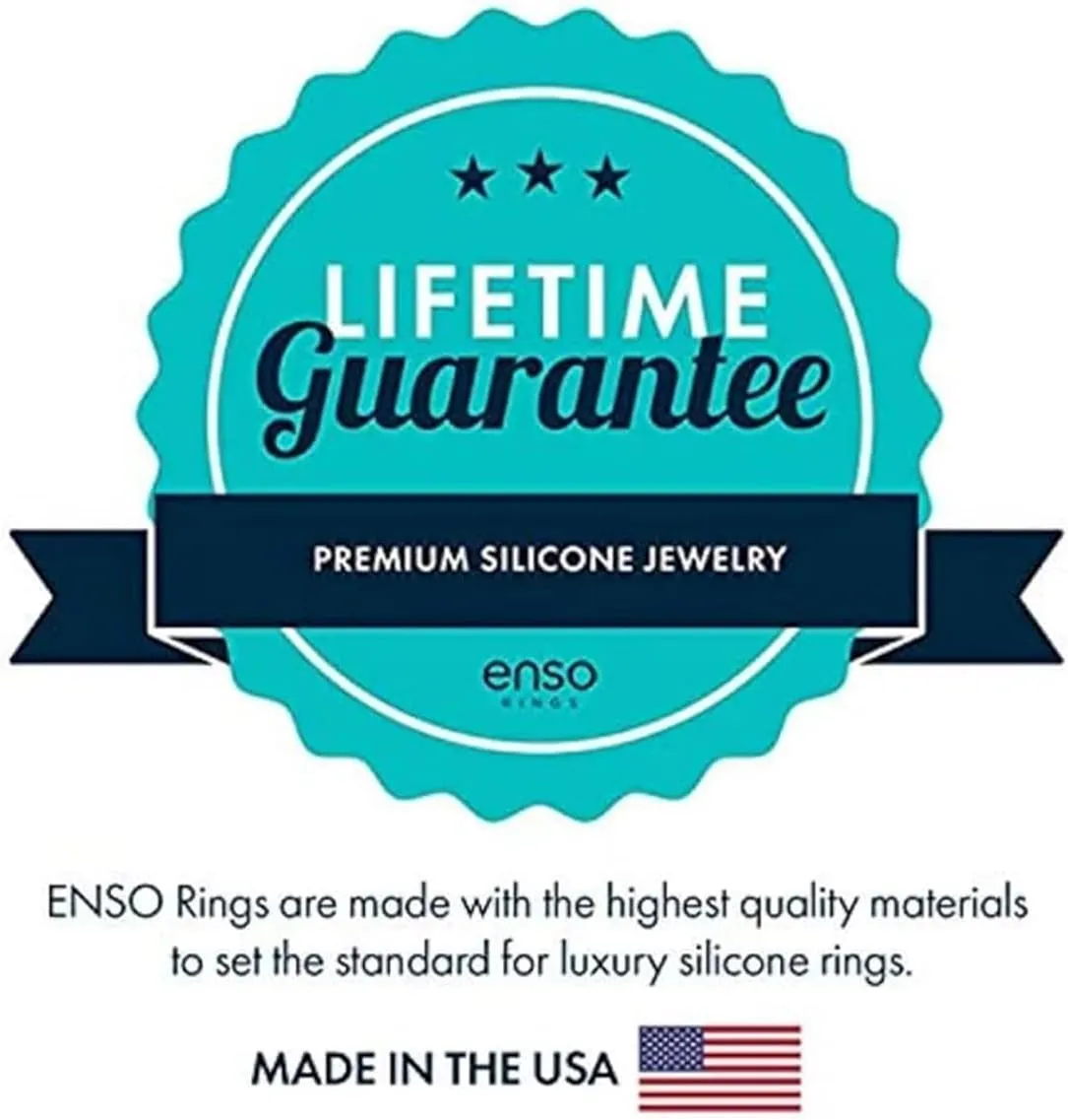 Enso Rings Etched Sugar Skulls 3.0 Silicone Rings - Comfortable and Flexible Design