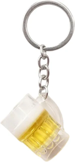 FORUBUS 3D Simulation Beer Can Keyring Fun Beer Mug Keychain Beer Bottle Keyring for Women Men Party Edgy Jewelry