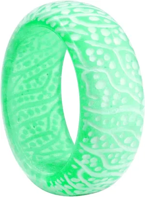 FUTIMELY Venus Orb Ring for Women Men Glowing in the Dark Rings Cute Simple Luminous Glow Plastic Resin Acrylic Rings Jewelry