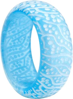 FUTIMELY Venus Orb Ring for Women Men Glowing in the Dark Rings Cute Simple Luminous Glow Plastic Resin Acrylic Rings Jewelry