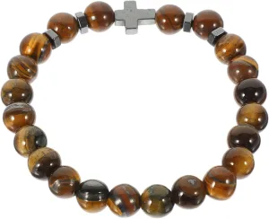 Guy Bracelets for Men Bracelets for Man Cross Beaded Bracelet Catholic Bracelet Rosary Bracelet for Men