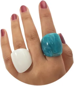 GYRMMUE Multicolor Resin Chunky Rings for Women,Acrylic Plastic Rin Knuckle Finger Cute Trendy Aesthetic Y2k Statement Ring Vintage Simple Geometric Rings Jewelry