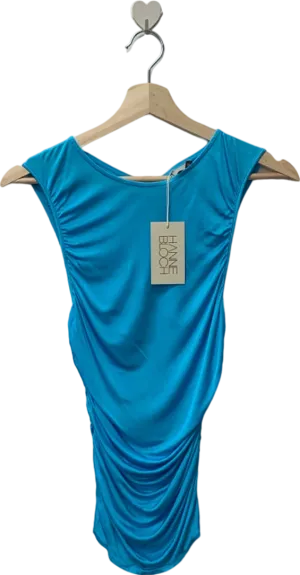 HANNE BLOCH Turquoise Ruched Top  SIZE M