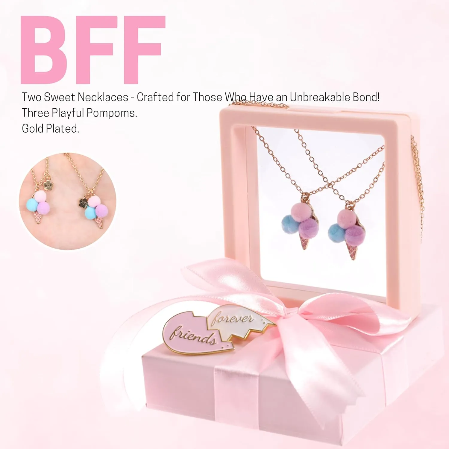 HAPPY LOLLI Girl Power Jewelry Collection in Unique Ready-to-Gift Box - Beautiful Designs for Tweens & Teens - Ideal for Birthdays & Special Moments.