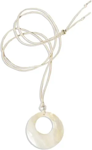 Hollow Round Natural Pendant Necklace Unique Clavicle Chain Party Favor Charm Choker Ornament