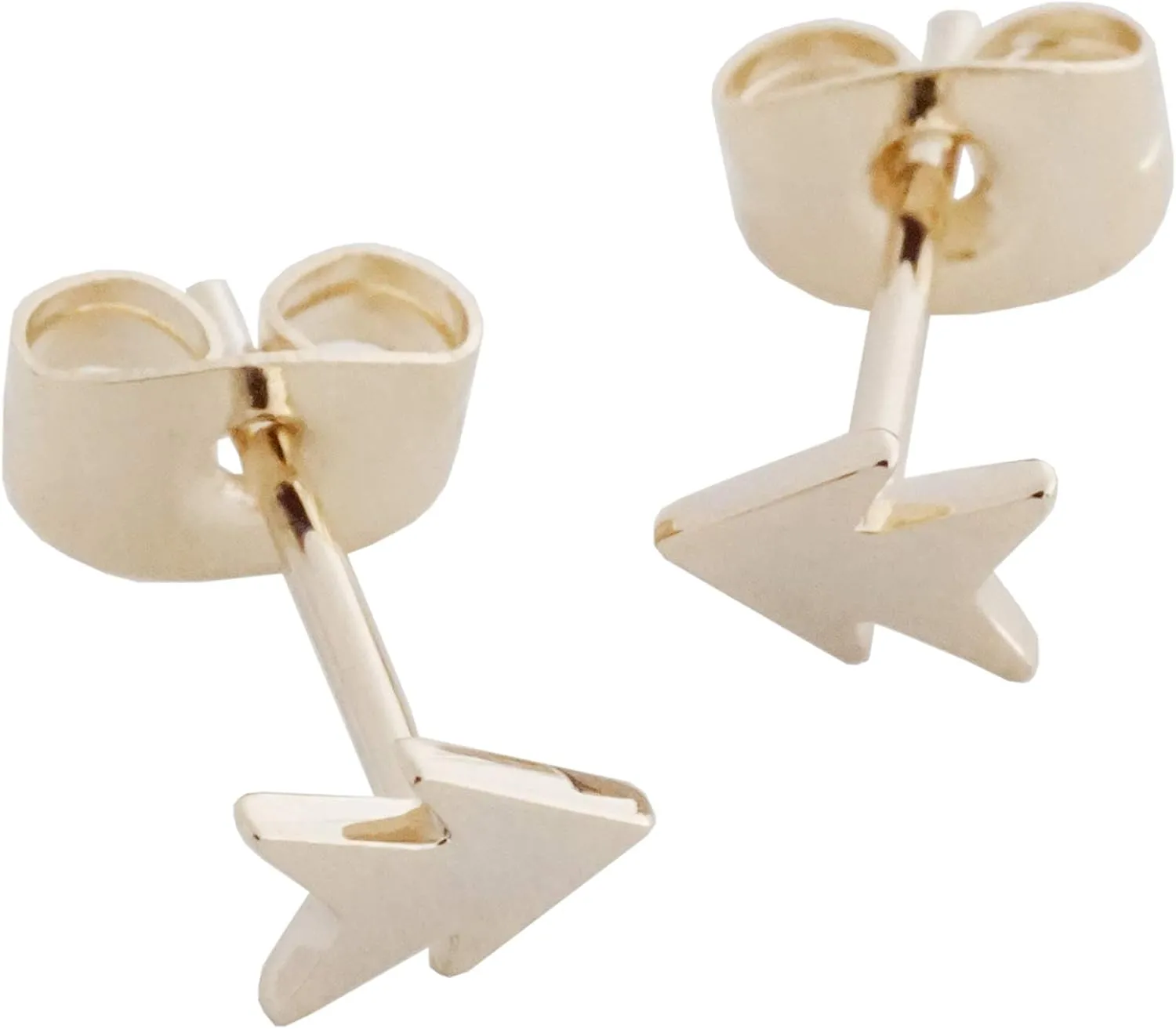 HONEYCAT Arrowhead Geo Star Stud Earrings in Gold, Rose Gold, or Silver | Minimalist, Delicate Jewelry