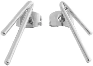 HONEYCAT Lucy Tiny Drop Bar Studs in Gold, Rose Gold, or Silver | Minimalist, Delicate Jewelry
