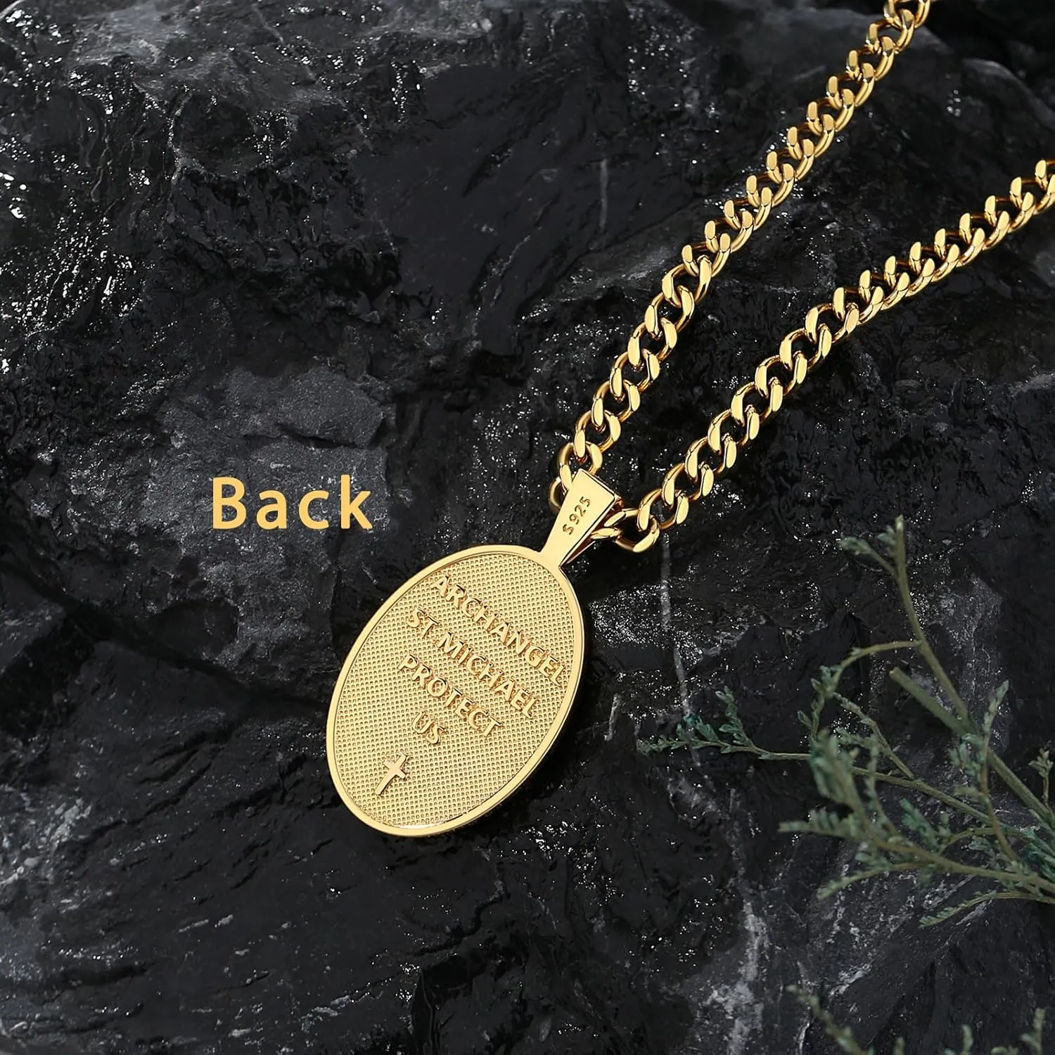INFUSEU Unique Religious Gifts for Men Women, St. Michael/St. Christopher/St. Benedict/Virgin Mary Pendant Necklaces