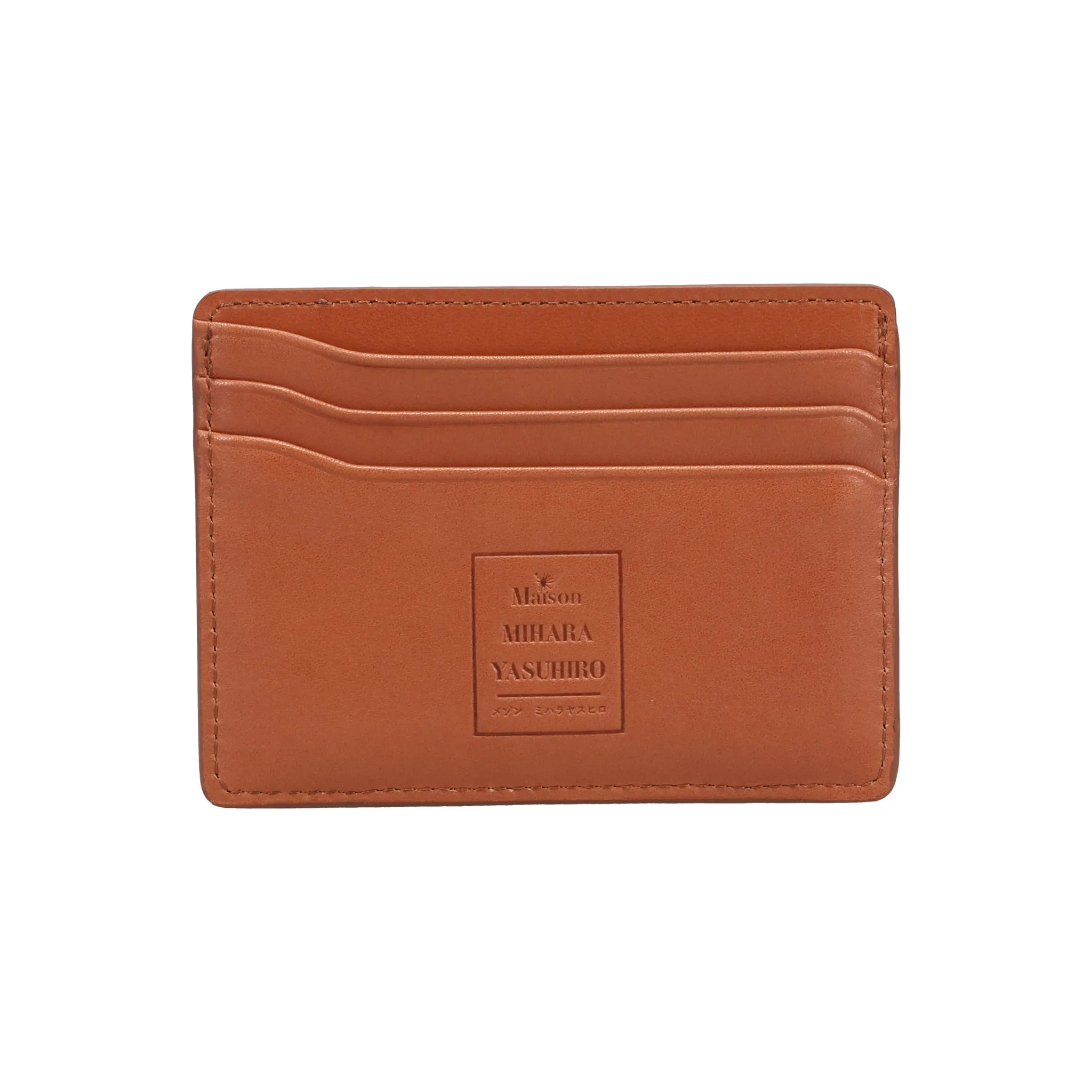 INVI. FLAT CARDHOLDER / BROWN