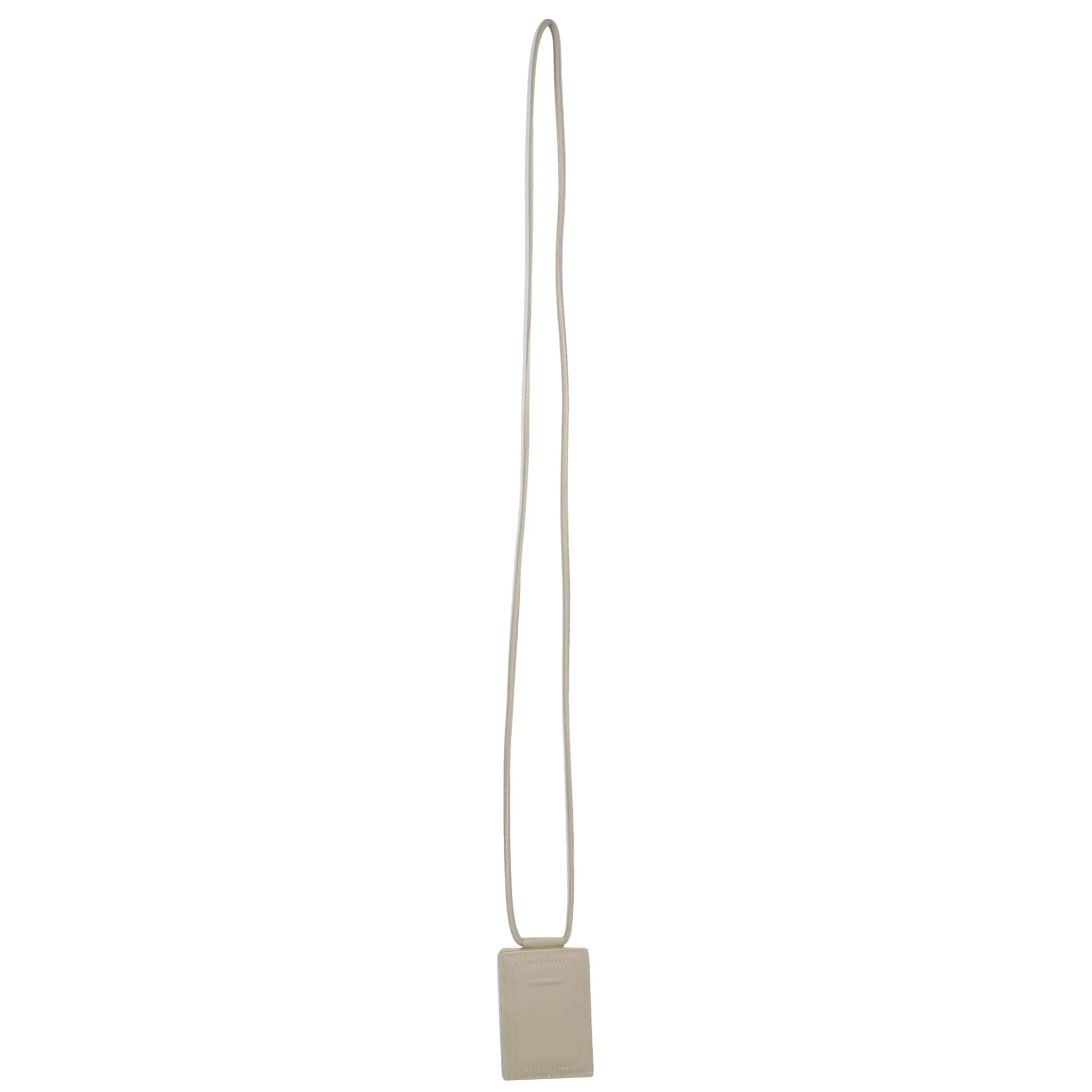 iPhone ACCESSORY-SHOULDER STRAP CARD CASE / WHITE BEIGE