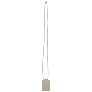 iPhone ACCESSORY-SHOULDER STRAP CARD CASE / WHITE BEIGE