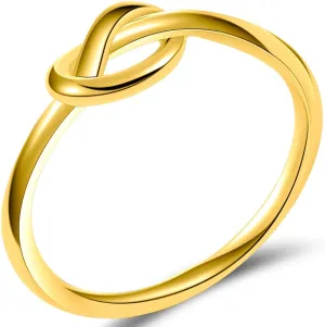 Jude Jewelers Size 3-13 Stainless Steel Simple Love Knot Celtic Promise Anniversary Statement Ring