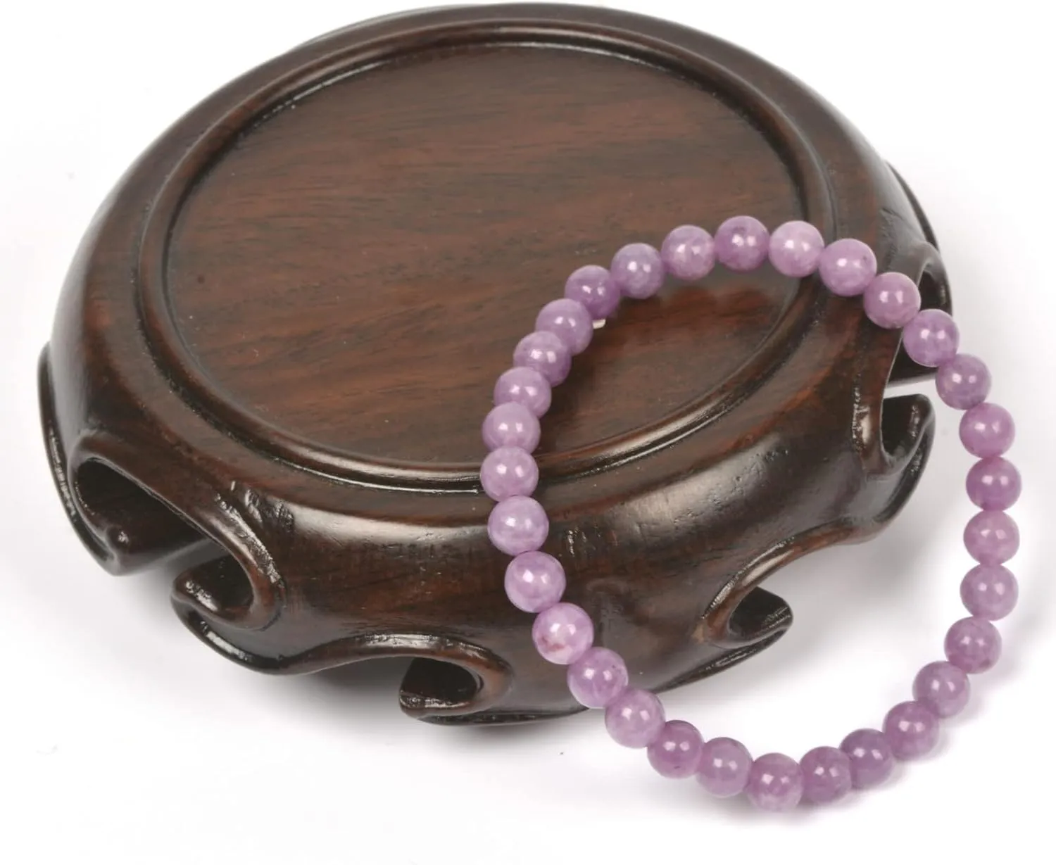 Justinstones Gem Semi Precious Gemstone 6mm Round Beads Stretch Bracelet 6.5 Inch Unisex