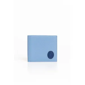 Light Blue Leather Men Wallet