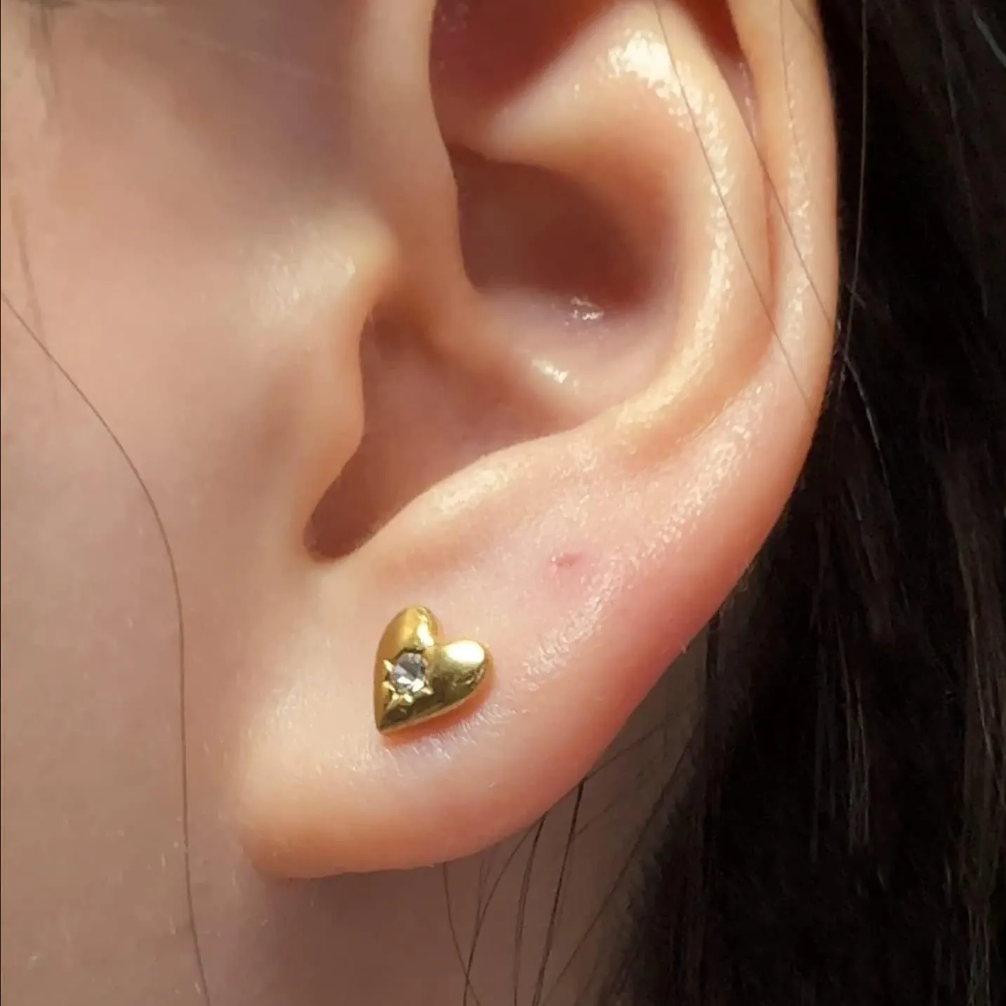 Limerencia G23 Pure Titanium Hypoallergenic Earrings, F136 Implant Grade Titanium Studs Suitable for Sensitive Ears Delicate Jewelry