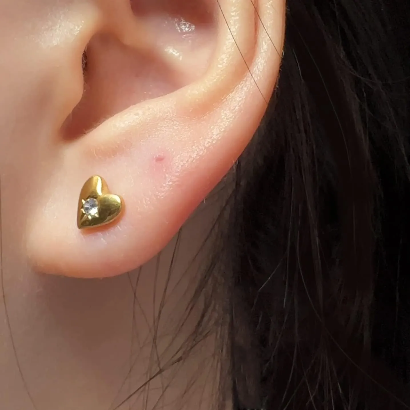 Limerencia G23 Pure Titanium Hypoallergenic Earrings, F136 Implant Grade Titanium Studs Suitable for Sensitive Ears Delicate Jewelry