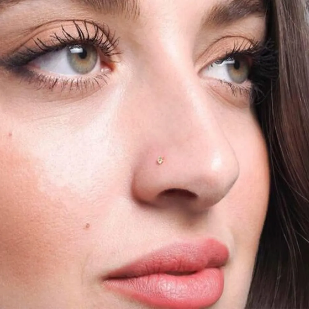 Longita Clear Nose Studs Clear Nose Rings for Work Clear Nose Piercing Plastics Nose Retainer for Surgery Nose Ring Spacers Nose Rings Retainer Septum Retainer Clear Lip Rings Plastic Earrings Studs