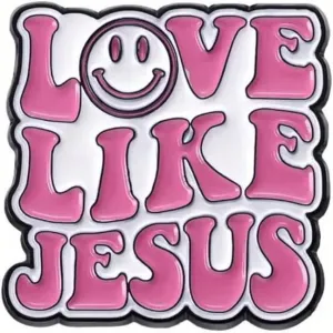 LOVE LIKE JESUS Religious Lapel Pin Perfect for Backpacks, Hats, and More - Show Your Faith with this Eye-Catching Brooch