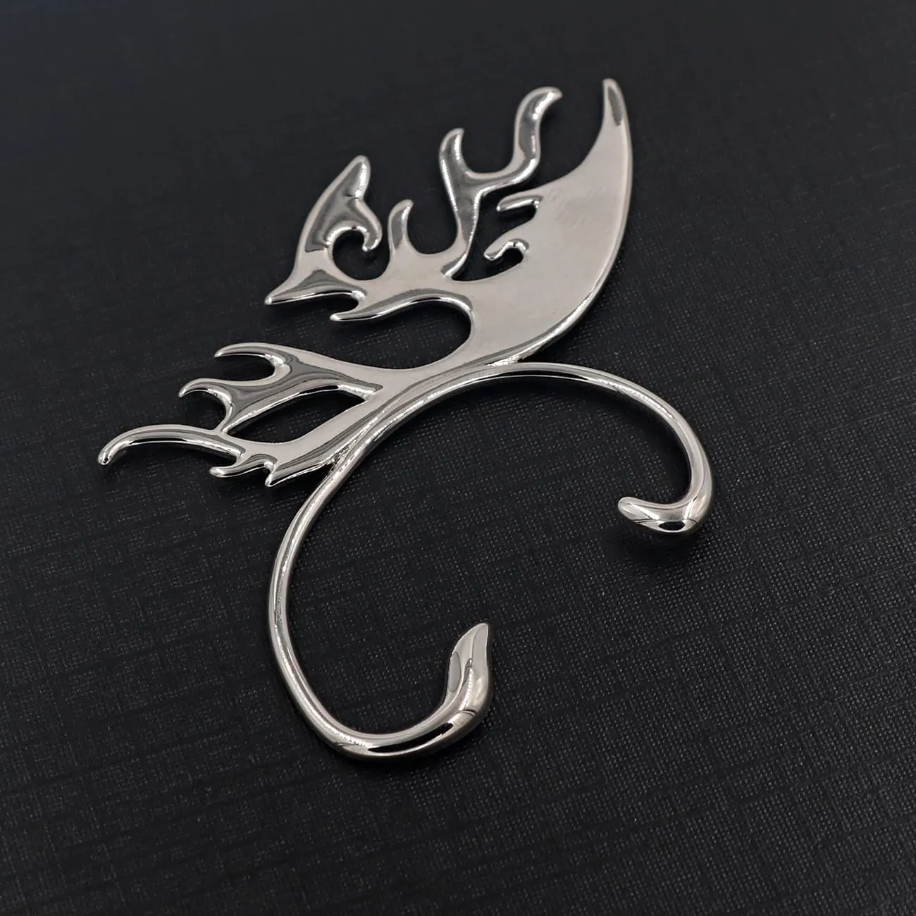 L'VOW Y2K Punk Non-Piercing Ear Cuff Cyborg Irregular Earring Clip On Cartilage Wrap Ear Jewelry Accessories