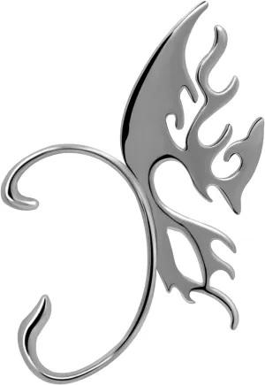 L'VOW Y2K Punk Non-Piercing Ear Cuff Cyborg Irregular Earring Clip On Cartilage Wrap Ear Jewelry Accessories
