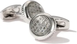 Men's Cuff Links Silver, Cufflinks Unique Unique Alloy Jewelry for Dress Shirt Tuxedo with Gift Box