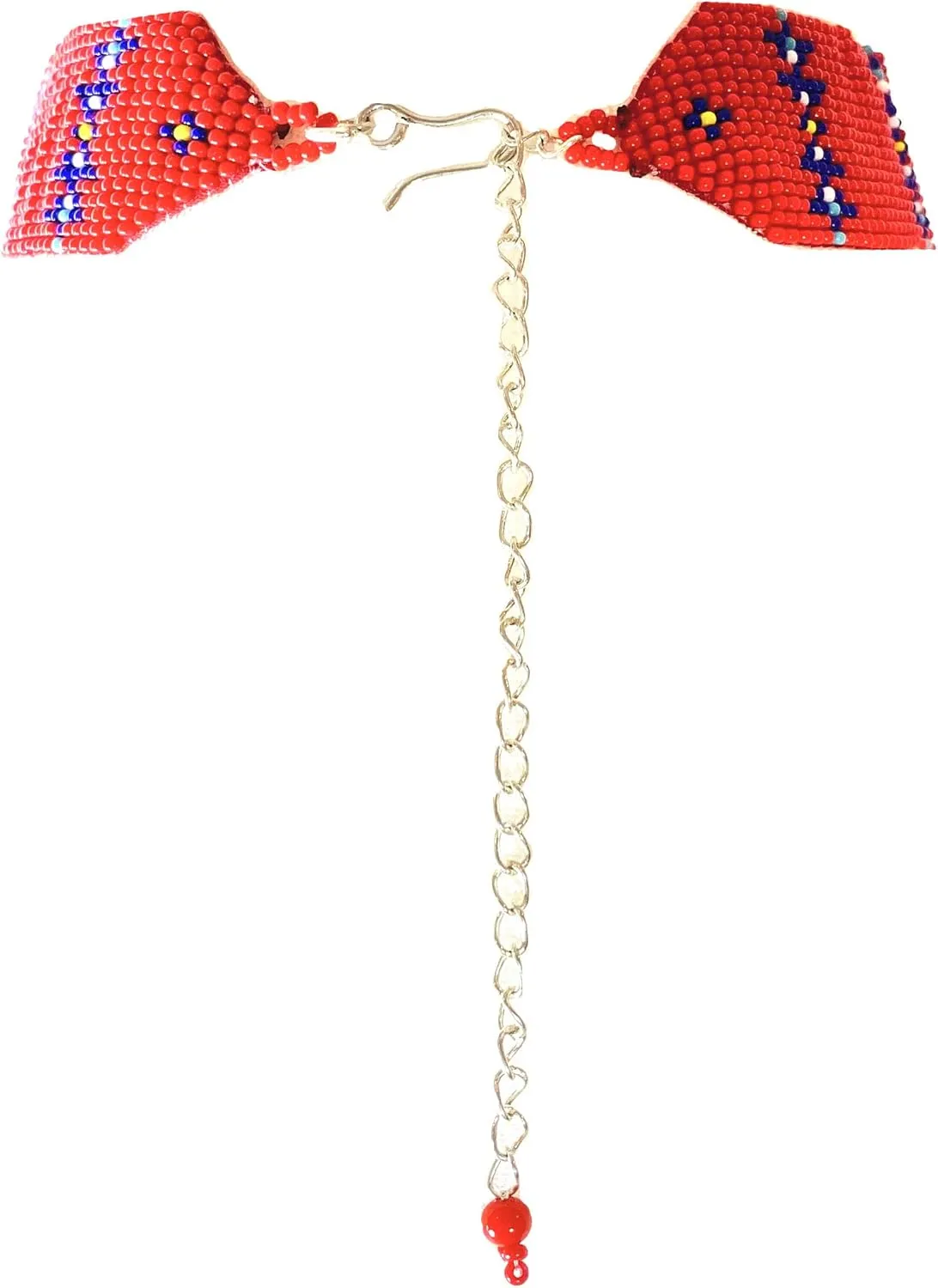Native Style Seed Beads Beaded Choker Bib Statement Necklace
