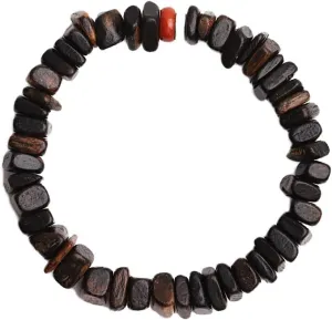 Natural Agarwood Irregular Wood Beads Bracelet Classic Buddhist Prayer Buddha Charm Bracelets