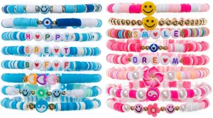 Preppy Heishi Surfer Friendship Bracelets for Women