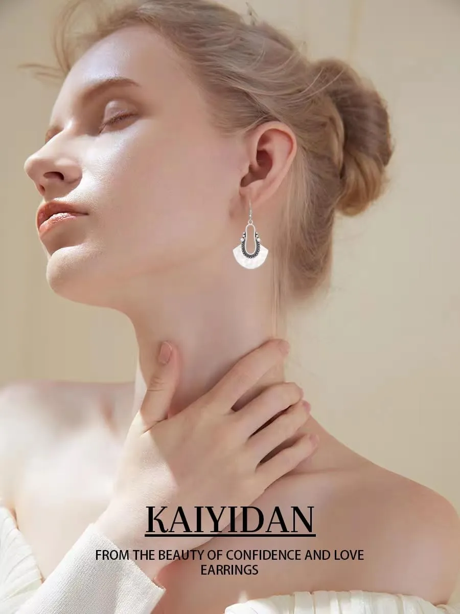 Silver/Gold Boho Dangle Statement Earrings for Women Trendy,Handmade Vintage Dainty Cute Long Drop Summer Earrings,fashion Accessories Jewelry Gifts.