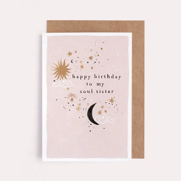 Soul Sister Birthday Card