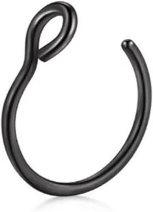 Stainless Steel U-shaped Open Nose Ring, Nose Clip, Lip Ring Puncture Accessory, Simple And Non Fading (1 Piece)